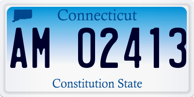 CT license plate AM02413