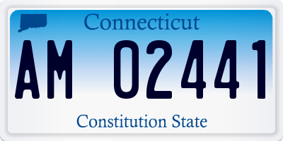 CT license plate AM02441