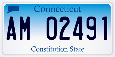 CT license plate AM02491
