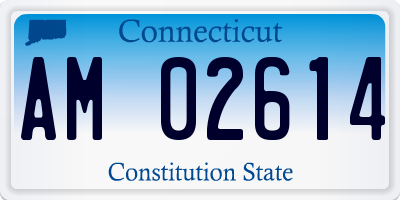 CT license plate AM02614