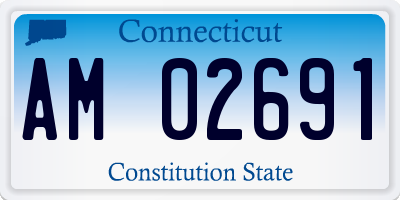 CT license plate AM02691