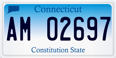 CT license plate AM02697