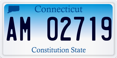 CT license plate AM02719
