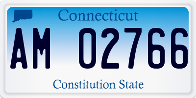 CT license plate AM02766