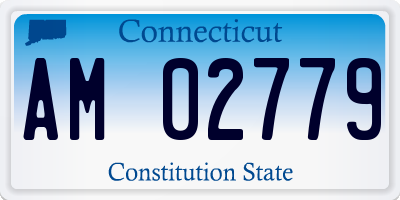 CT license plate AM02779