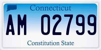 CT license plate AM02799