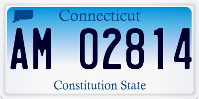 CT license plate AM02814