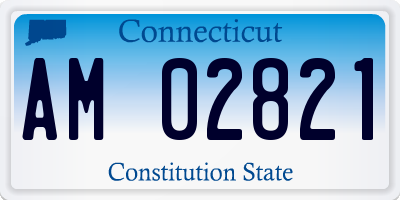 CT license plate AM02821