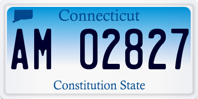 CT license plate AM02827