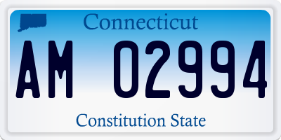 CT license plate AM02994