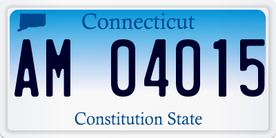 CT license plate AM04015