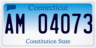 CT license plate AM04073