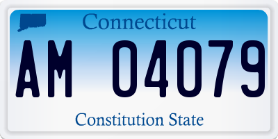 CT license plate AM04079