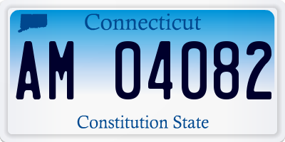 CT license plate AM04082