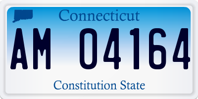 CT license plate AM04164