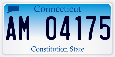 CT license plate AM04175