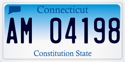 CT license plate AM04198
