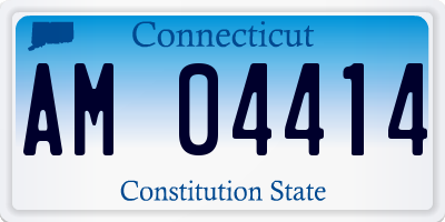 CT license plate AM04414