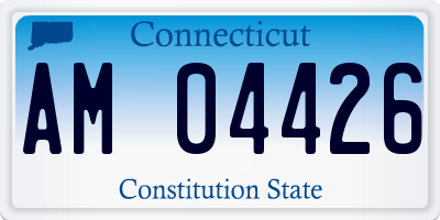 CT license plate AM04426