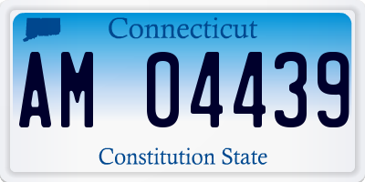 CT license plate AM04439