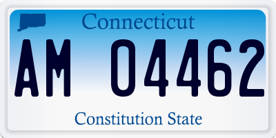CT license plate AM04462