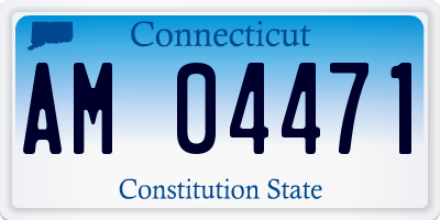 CT license plate AM04471