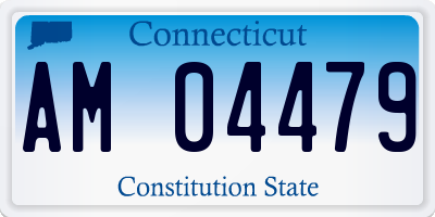 CT license plate AM04479