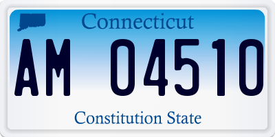CT license plate AM04510