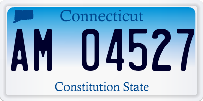 CT license plate AM04527