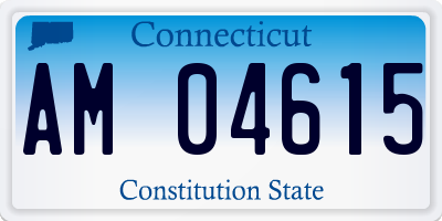 CT license plate AM04615