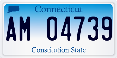 CT license plate AM04739