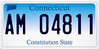 CT license plate AM04811