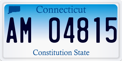 CT license plate AM04815
