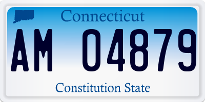 CT license plate AM04879