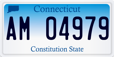 CT license plate AM04979