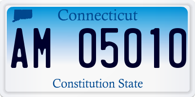CT license plate AM05010