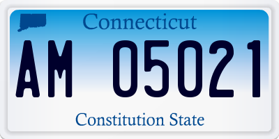 CT license plate AM05021