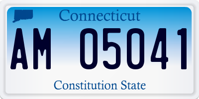 CT license plate AM05041