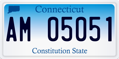 CT license plate AM05051
