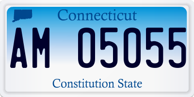 CT license plate AM05055