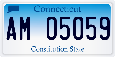 CT license plate AM05059