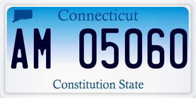 CT license plate AM05060
