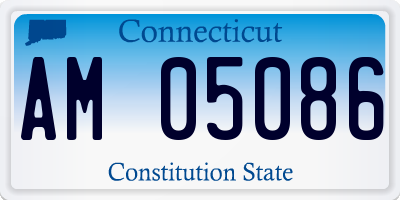 CT license plate AM05086