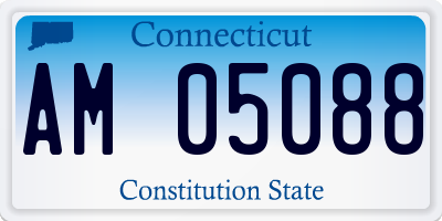 CT license plate AM05088