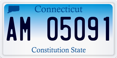 CT license plate AM05091