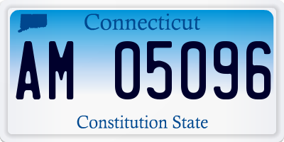 CT license plate AM05096