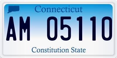CT license plate AM05110