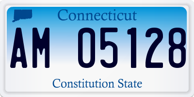 CT license plate AM05128