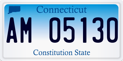 CT license plate AM05130