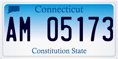 CT license plate AM05173